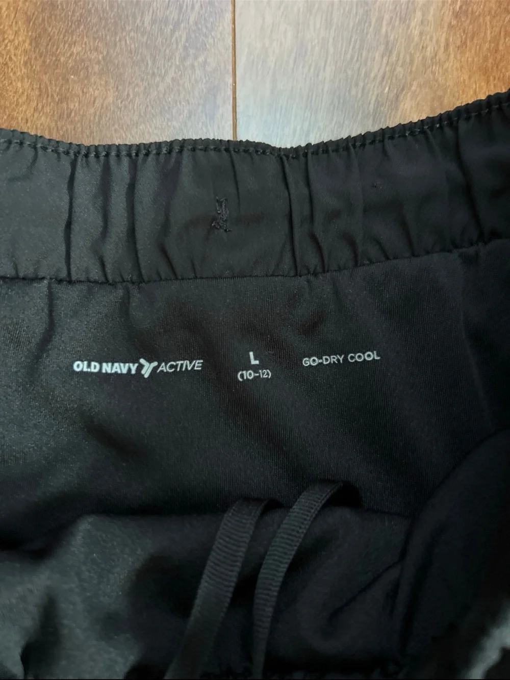 Black Athletic Shorts and Teal Floral Print Running Shorts - Girls